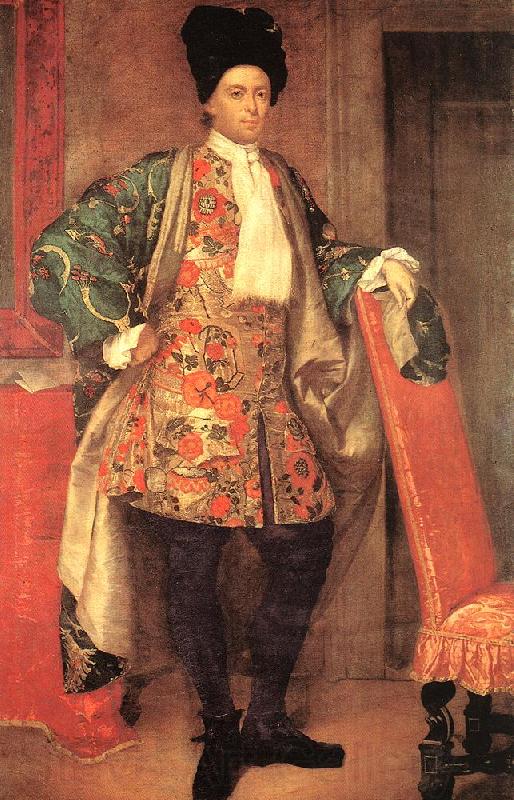GHISLANDI, Vittore Portrait of Count Giovanni Battista Vailetti dfhj Norge oil painting art